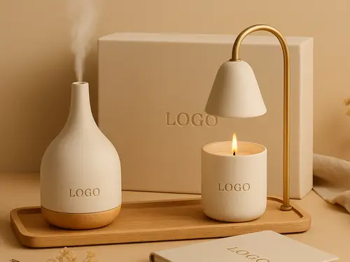 Custom aroma diffuser logo branding and private label design service by Green-Life