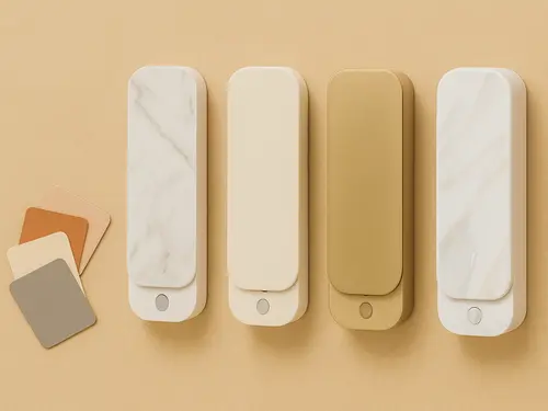Aroma wares surface finish customization — matte, metallic, and marble texture options from Green-Life