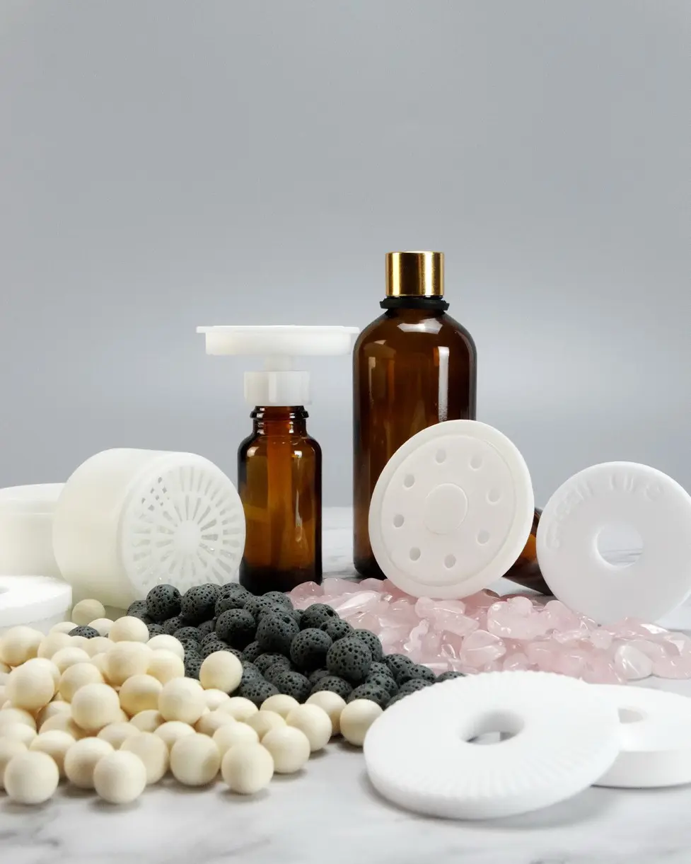 Green-Life fan diffuser fragrance pad solution, developed for easy replacement, low-maintenance operation, and flexible retail or private label scent programs.