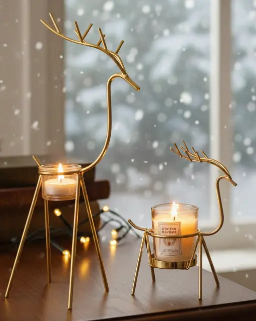 Green-Life glass votive holder designed for both tealight and votive candles, ideal for gift sets and entry-level fragrance product lines.