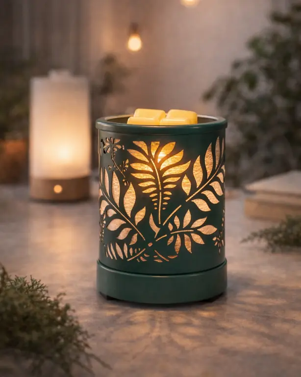 Green-Life wax melter lamp solutions offering halogen and LED heating options, decorative designs, and flexible compliance for US and EU fragrance brands and retail collections.