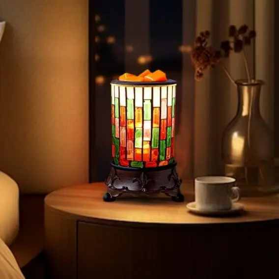 Green-Life wax melter lamp designed for wax melts and tart fragrance products, featuring halogen heating solutions for strong scent throw in retail and private label fragrance programs..