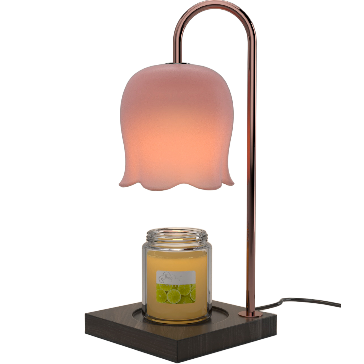 Green-Life ceramic candle warmer lamp GF25WL949 with color glaze finish, designed for stable wax melting and decorative fragrance collections for retail and private label candle brands.