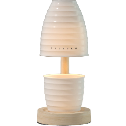 Green-Life ceramic candle warmer lamp GF25WL963 with simple modern design, developed for clean aesthetic candle collections and scalable retail fragrance product lines.