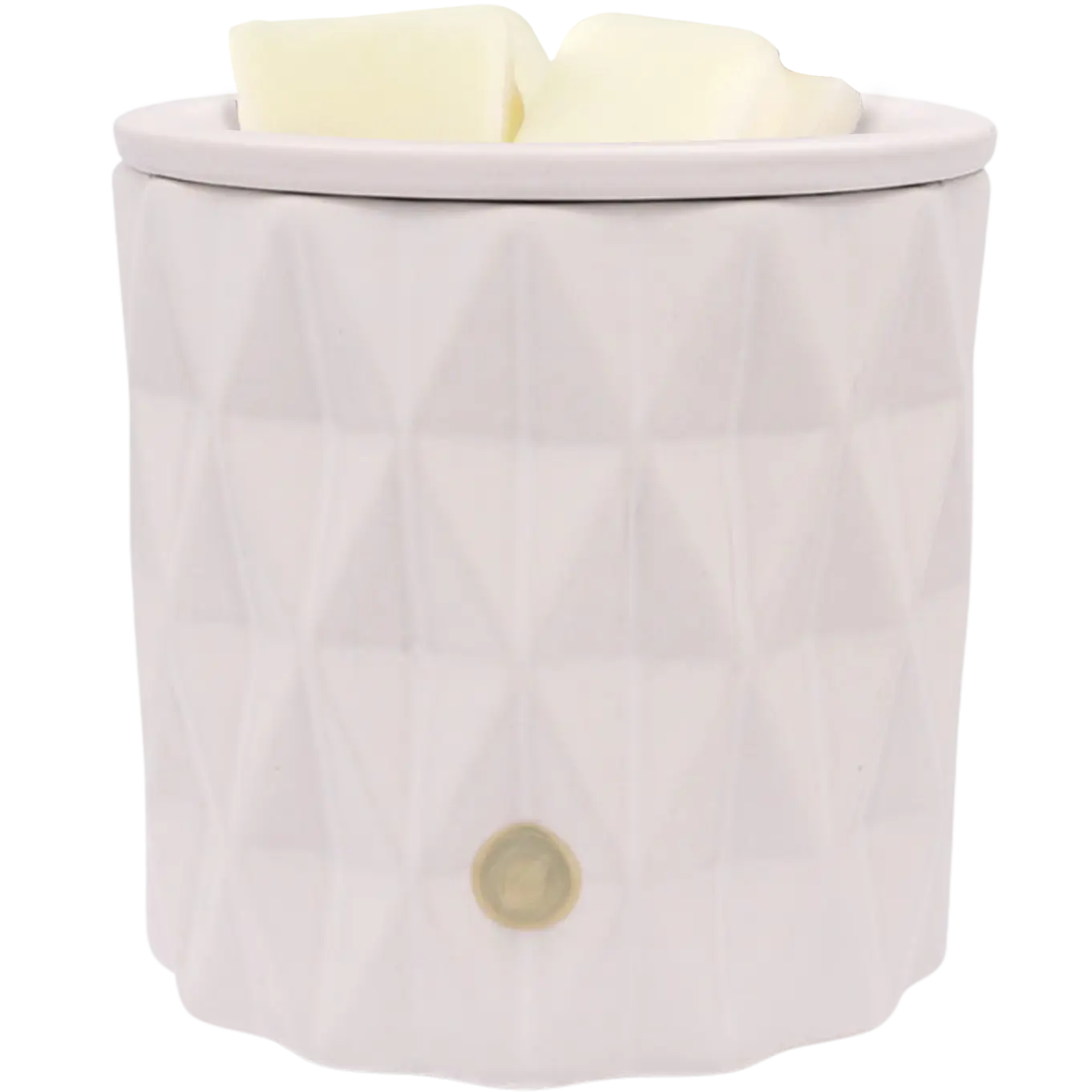 Green-Life ceramic tart warmer GF24ET1107E14 with tall body design, offering integrated structure without split layers for stable heating performance and simplified production in OEM fragrance programs.