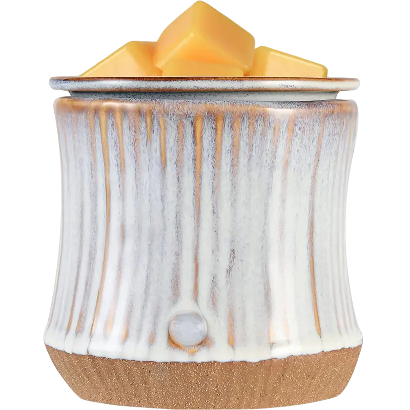 Green-Life ceramic tart warmer GF24ET1121E39 with tall body design, offering integrated structure without split layers for stable heating performance and simplified production in OEM fragrance programs.