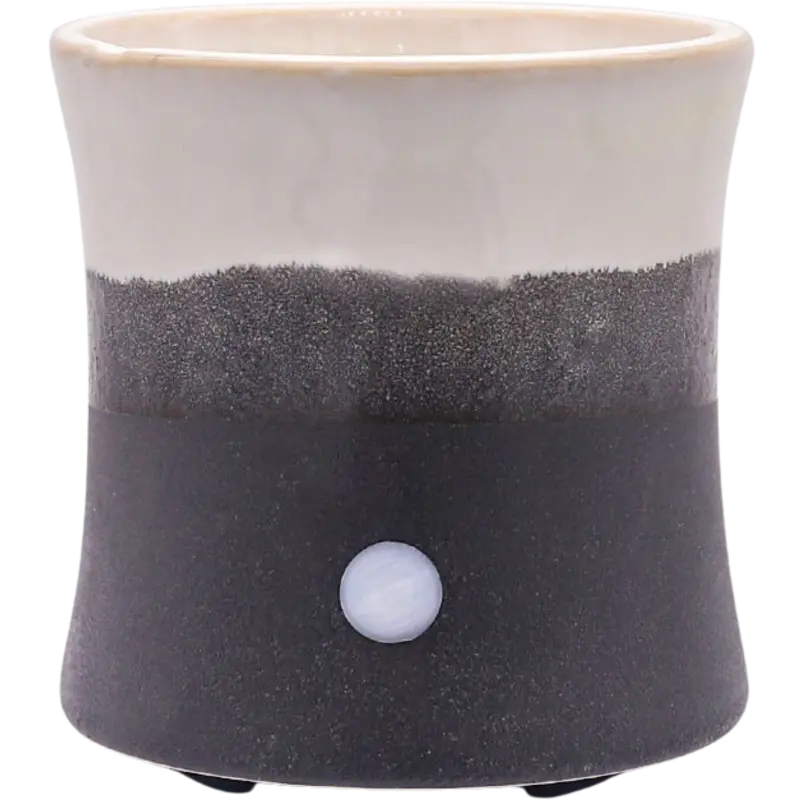Green-Life ceramic tart warmer GF24ET1127E14 with tall body design, offering integrated structure without split layers for stable heating performance and simplified production in OEM fragrance programs.