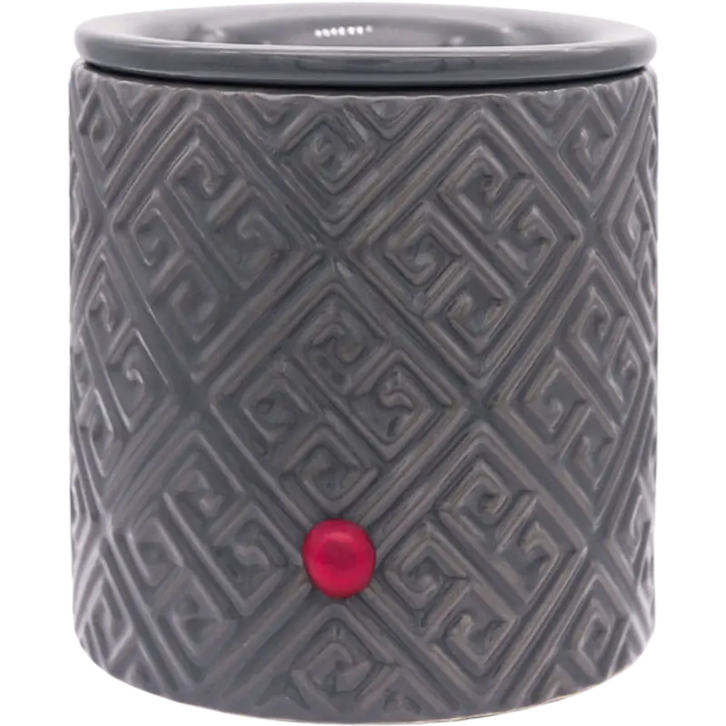 Green-Life ceramic tart warmer GF24ET1188E14 with tall body design, offering integrated structure without split layers for stable heating performance and simplified production in OEM fragrance programs.