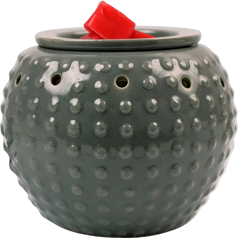 Green-Life ceramic tart warmer GF24ET1311E13 with tall body design, offering integrated structure without split layers for stable heating performance and simplified production in OEM fragrance programs.