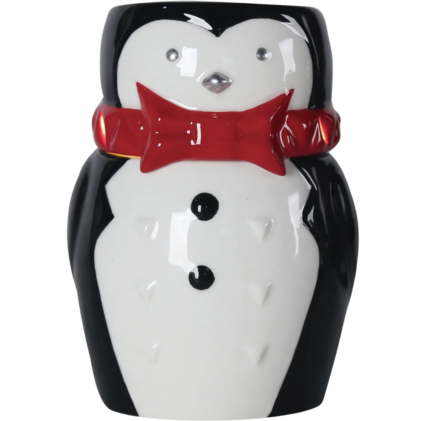 Green-Life ceramic wax melter lamp GF24EB1076E14 with holiday and seasonal design, suitable for festive fragrance collections and promotional retail programs.