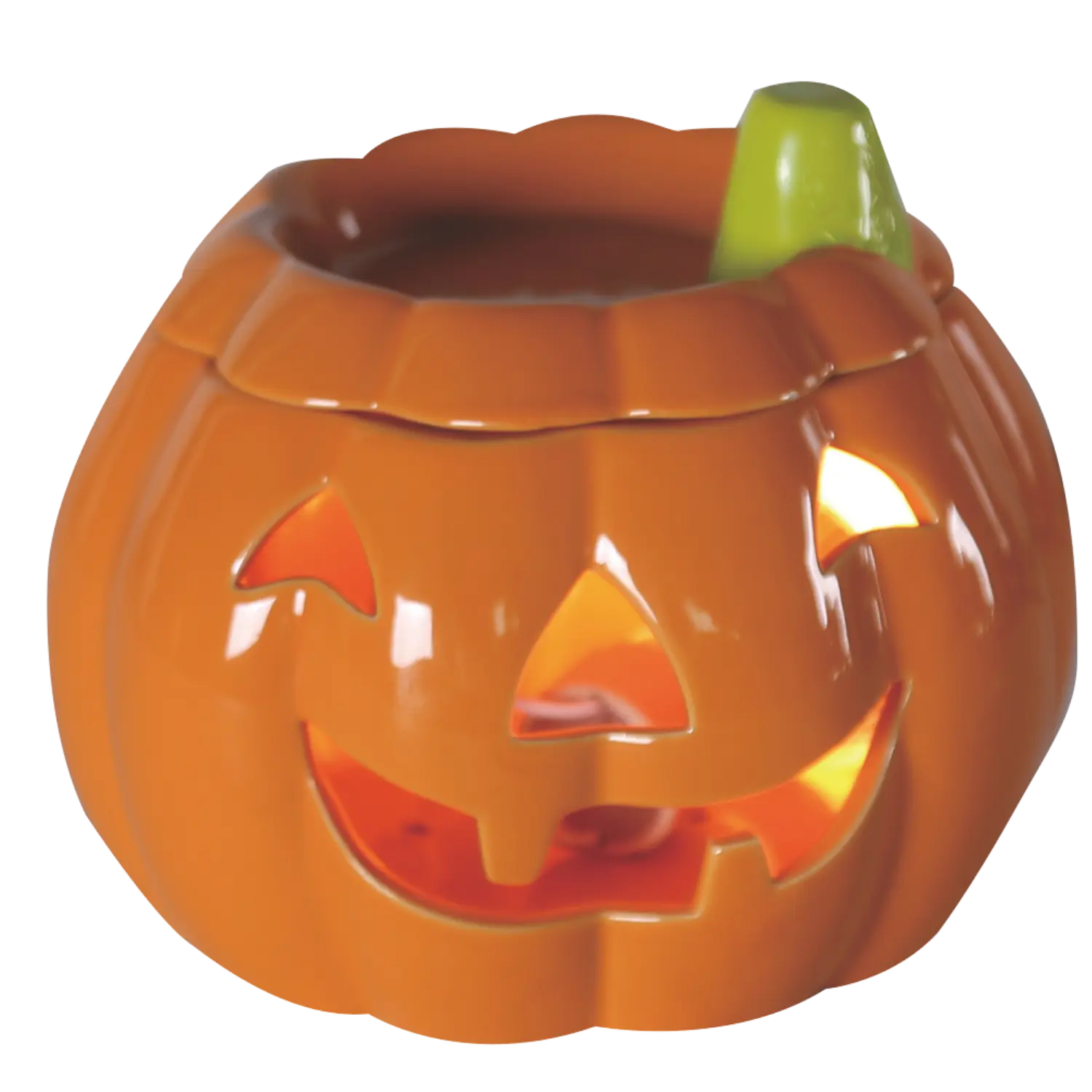 Green-Life ceramic wax melter lamp GF24EB1083E14 with holiday and seasonal design, suitable for festive fragrance collections and promotional retail programs.