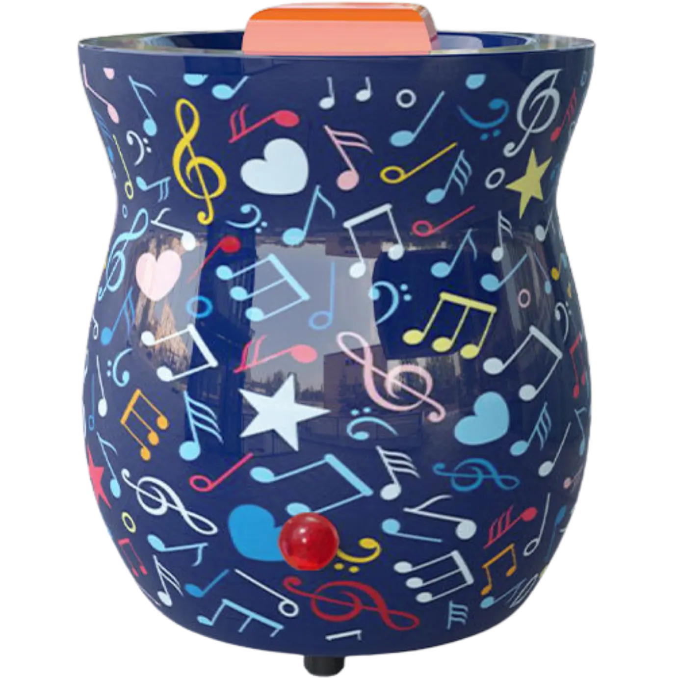 Green-Life ceramic wax melter lamp GF24EB1332E13 with holiday and seasonal design, suitable for festive fragrance collections and promotional retail programs.