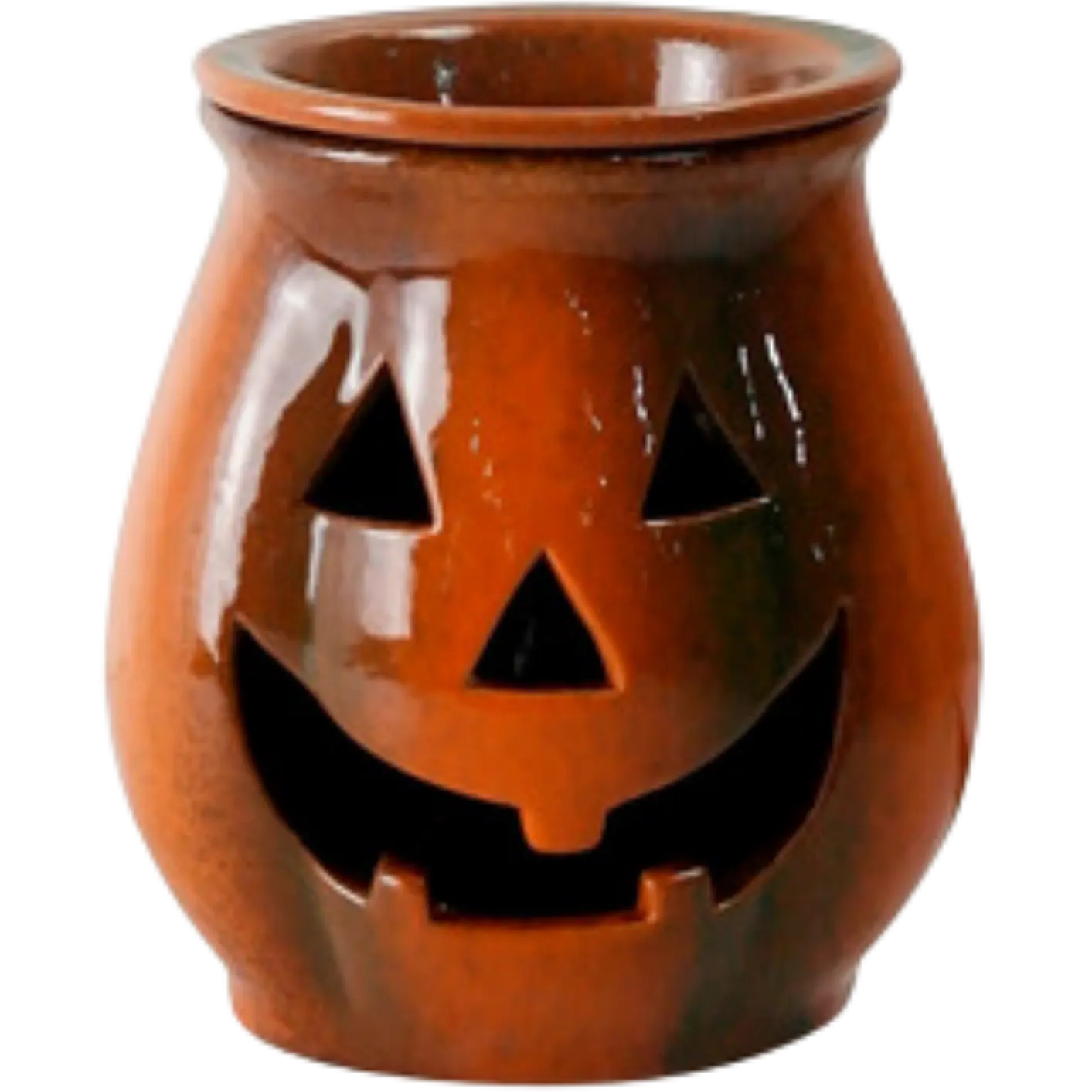 Green-Life ceramic wax melter lamp GF24EB1337E13 with holiday and seasonal design, suitable for festive fragrance collections and promotional retail programs.