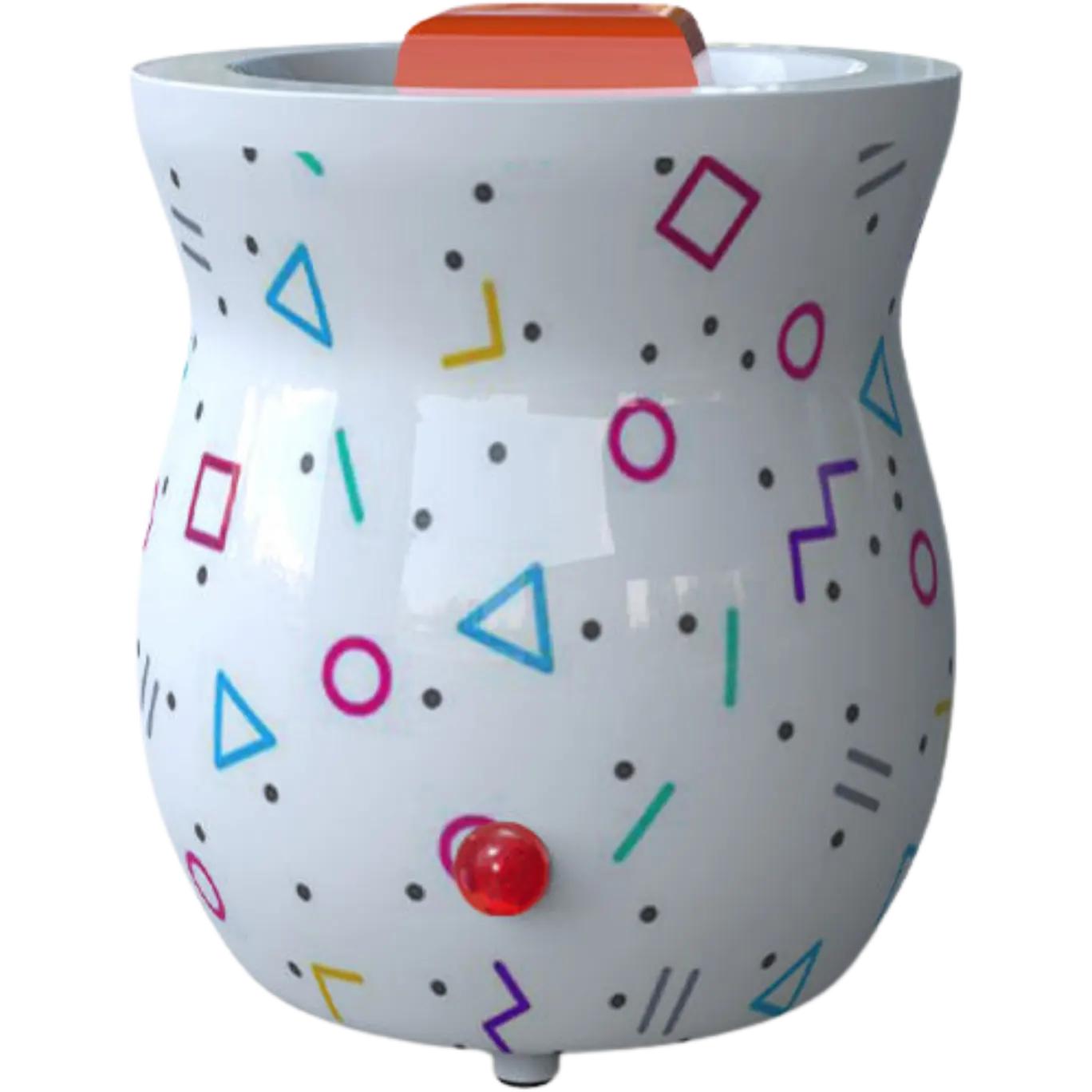 Green-Life ceramic wax melter lamp GF24EB1341E13 with holiday and seasonal design, suitable for festive fragrance collections and promotional retail programs.