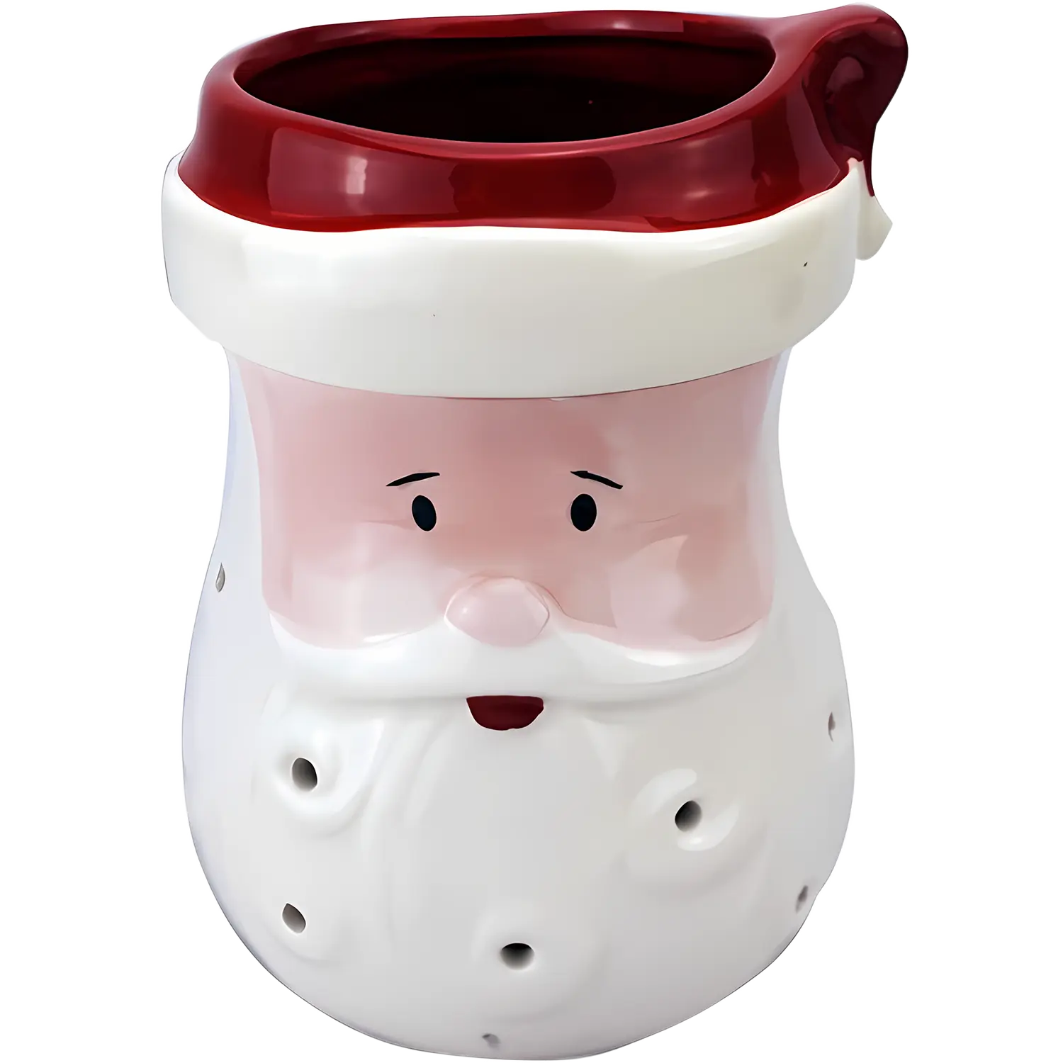 Green-Life ceramic wax melter lamp GF24EB1342E13 with holiday and seasonal design, suitable for festive fragrance collections and promotional retail programs.