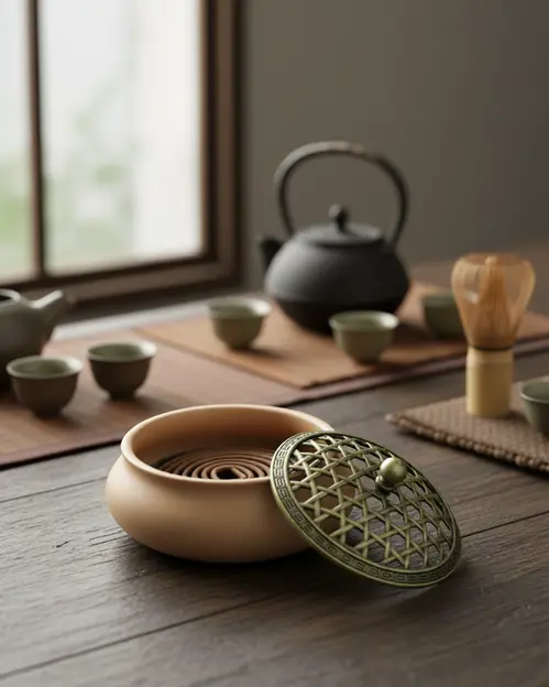 Green-Life coil incense burners combining craftsmanship with private label fragrance product development.