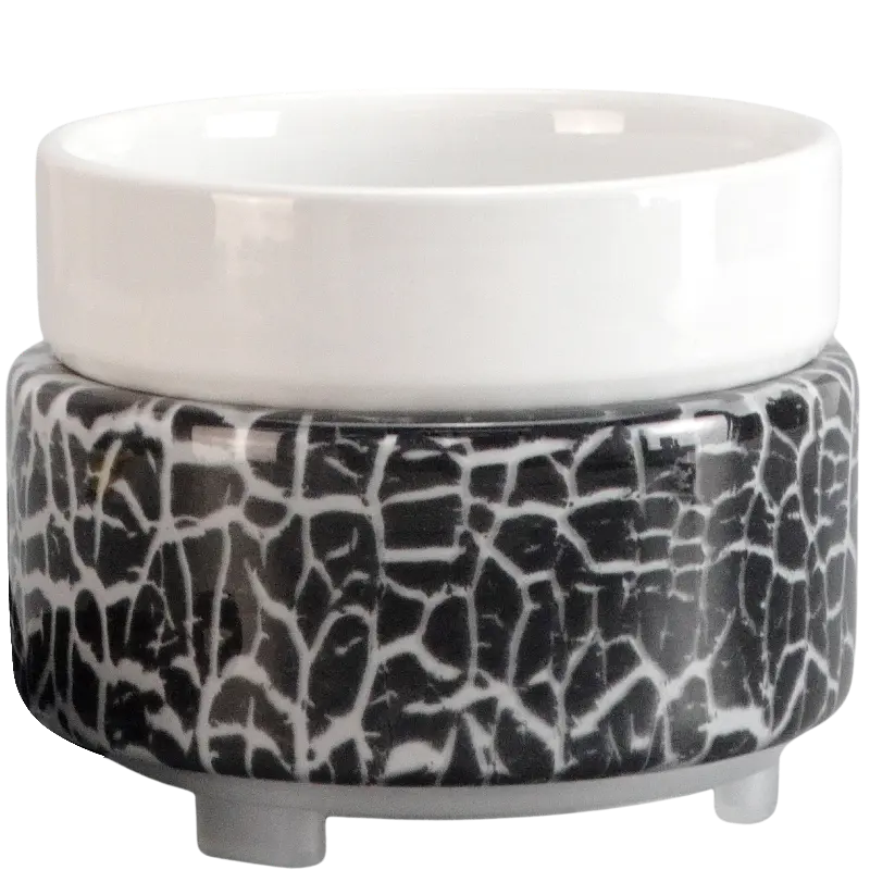 Green-Life liuli glass tart warmer GF24ET524E14 with illuminated base, featuring full glow night lighting effect combined with stable wax melting, designed for OEM and private label fragrance programs with strong visual display appeal.