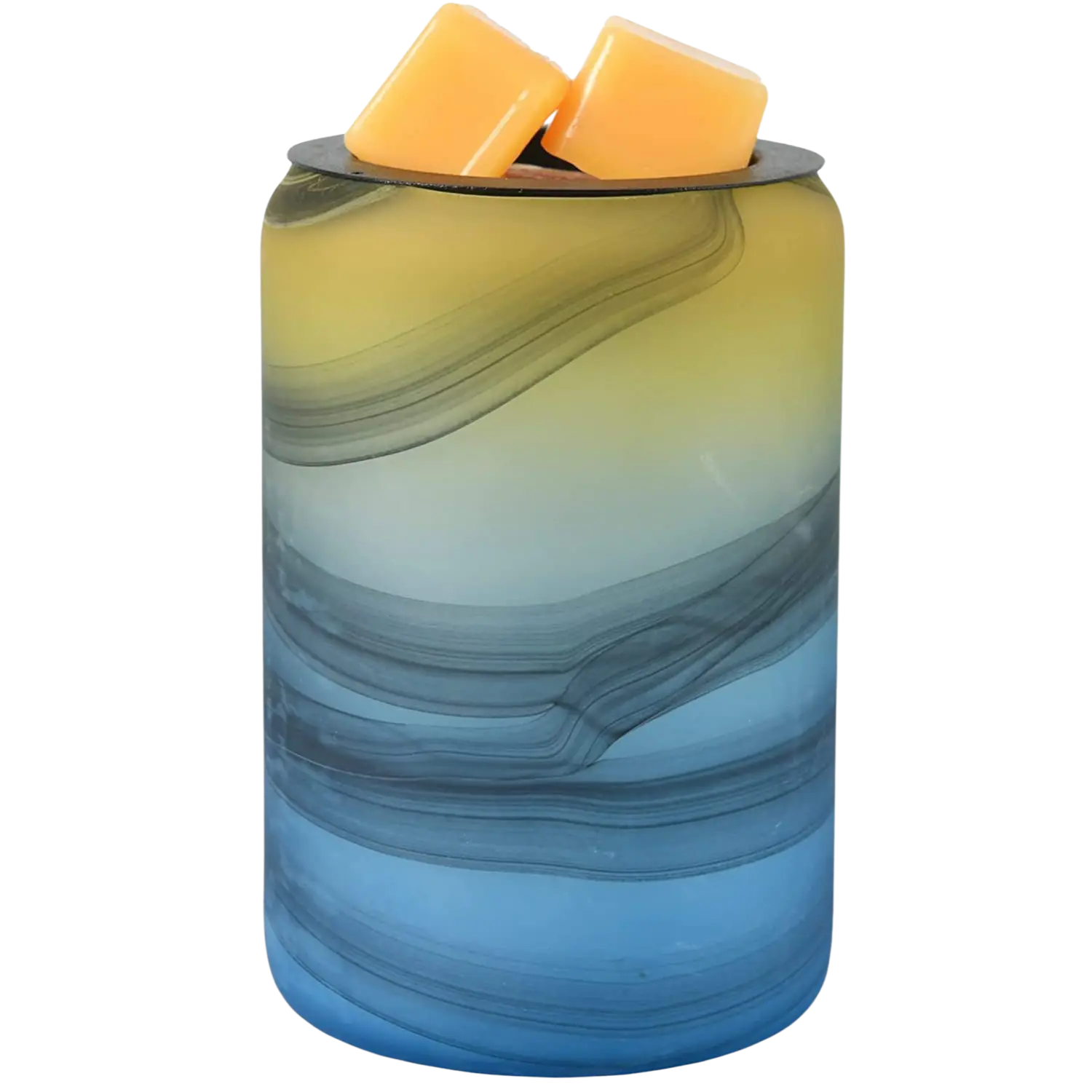 Green-Life liuli glass wax melter lamp GF24EB1042E39 featuring artistic glass craftsmanship and warm light diffusion for premium fragrance collections.