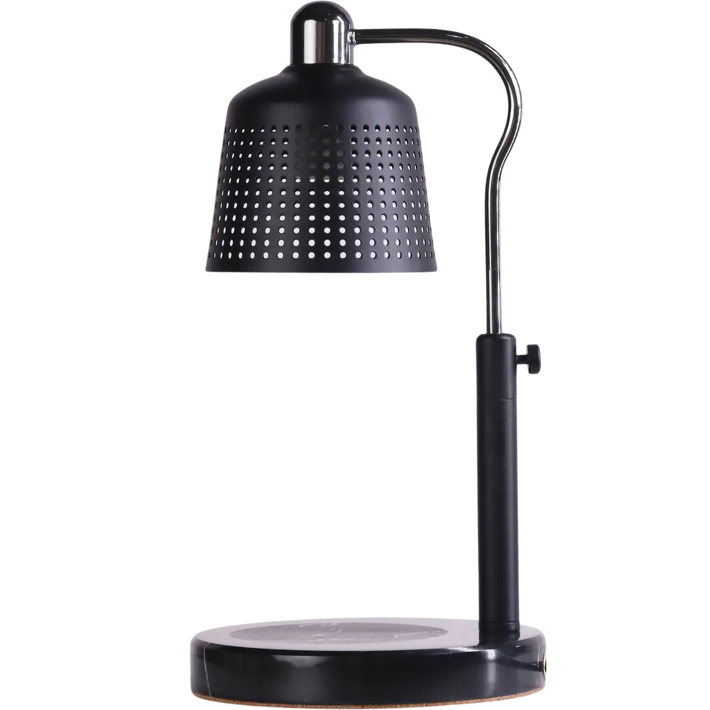 Green-Life metal candle warmer lamp GF2224E40 with cutout shade design, creating patterned light effects while melting wax for decorative candle collections.