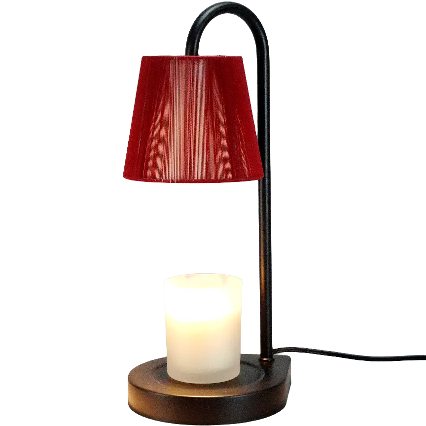 Green-Life metal candle warmer lamp GF24EB436E25 with fabric coated shade, offering soft lighting effect for bedroom and lifestyle candle fragrance collections.