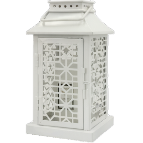 Green-Life metal candle warmer lamp GF25W10E43 in lantern shape, combining portable design and decorative lighting for candle fragrance collections.