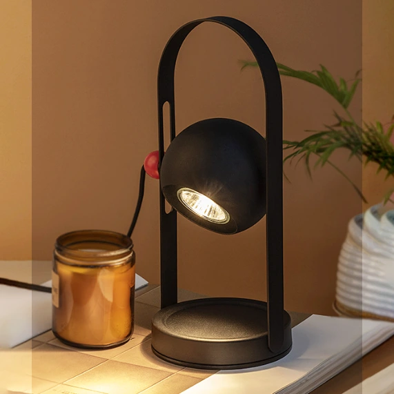 Green-Life metal candle warmer lamp GFCW04E26 in lantern shape, combining portable design and decorative lighting for candle fragrance collections.