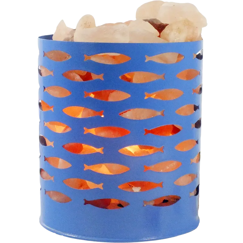 Green-Life metal salt warmer lamp GLES20407 designed for heating salt crystals, offering dual-use fragrance solutions for specialty retail and wellness collections.