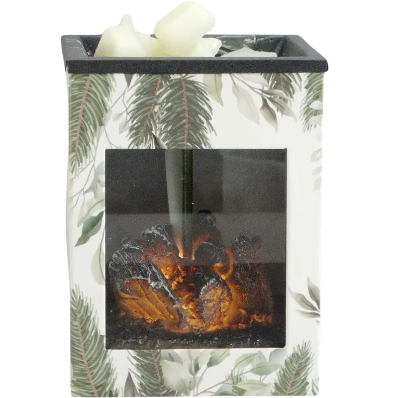 Green-Life liuli glass wax melter lamp GF23EB862 featuring artistic glass craftsmanship and warm light diffusion for premium fragrance collections.