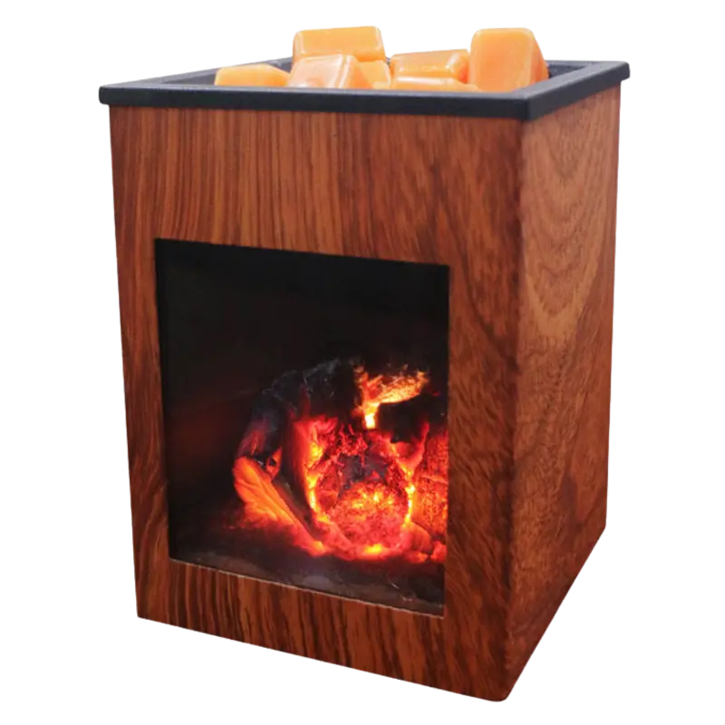 Green-Life liuli glass wax melter lamp GF24EB1018E14 featuring artistic glass craftsmanship and warm light diffusion for premium fragrance collections.