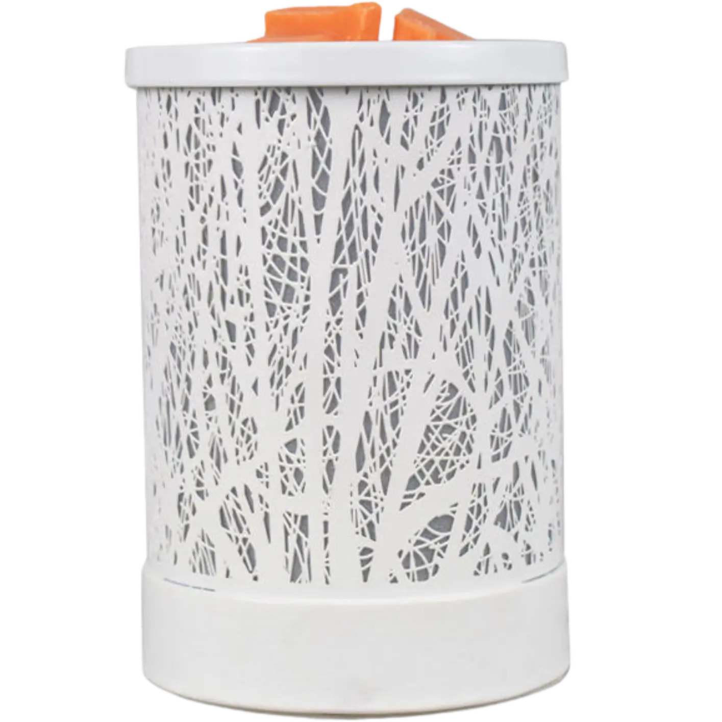 Green-Life metal wax melter lamp GF24EB1274E13 with cutout pattern, combining light projection and wax melting performance for decorative fragrance collections.