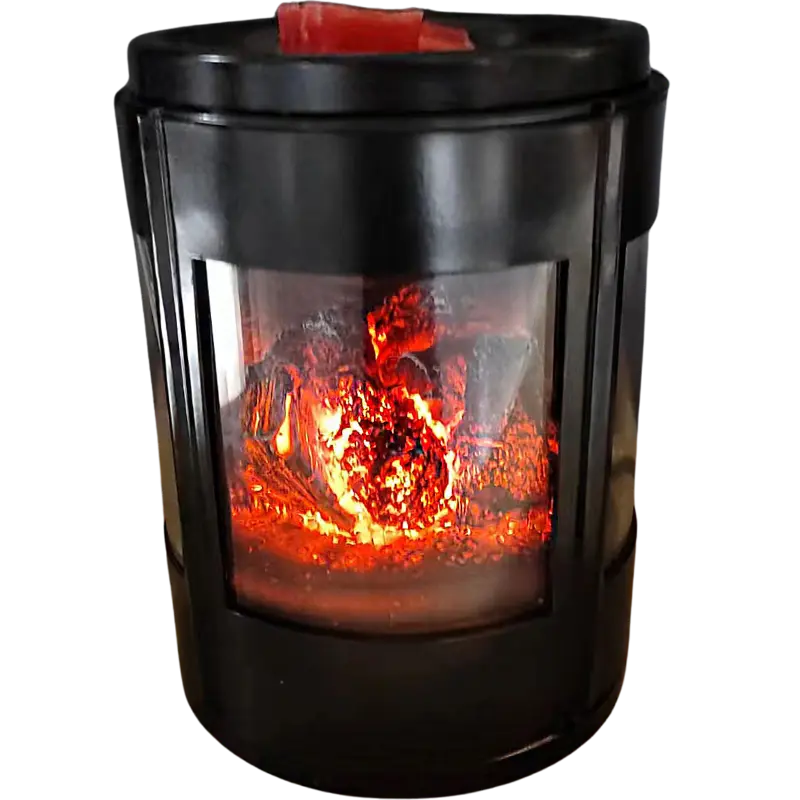 Green-Life liuli glass wax melter lamp GF24EB1306E13 featuring artistic glass craftsmanship and warm light diffusion for premium fragrance collections.