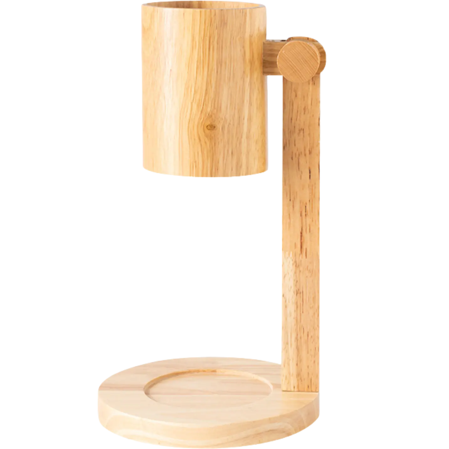 Green-Life wood candle warmer lamp GF24EP450E26 with simple modern structure, designed for warm natural style candle collections and private label fragrance programs.