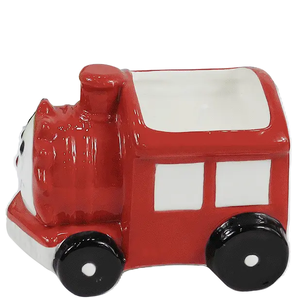 Green-Life ceramic candle jar GF23CJ182C102 with figurative design including object and vehicle shapes, suitable for novelty fragrance lines and themed OEM programs.