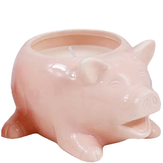 Green-Life ceramic candle jar GF23CJ186C102 with animal design, developed for character-based fragrance products and playful product lines for private label brands.