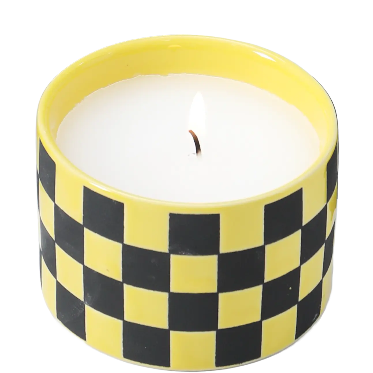 Green-Life ceramic candle jar GF25CJ119 with cutout pattern, combining light projection and fragrance performance for decorative candle collections.