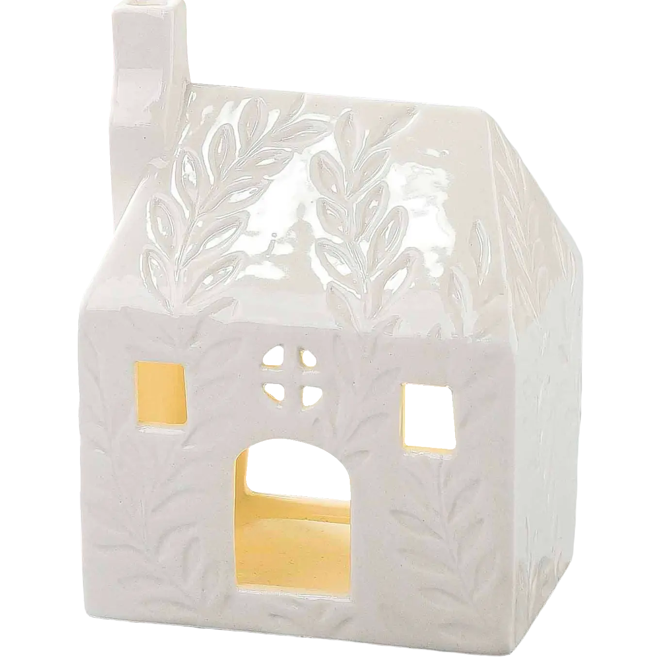 Green-Life figurative luminary candle holder GF25CH608 with architectural forms, suitable for themed collections and collectible candle product lines.