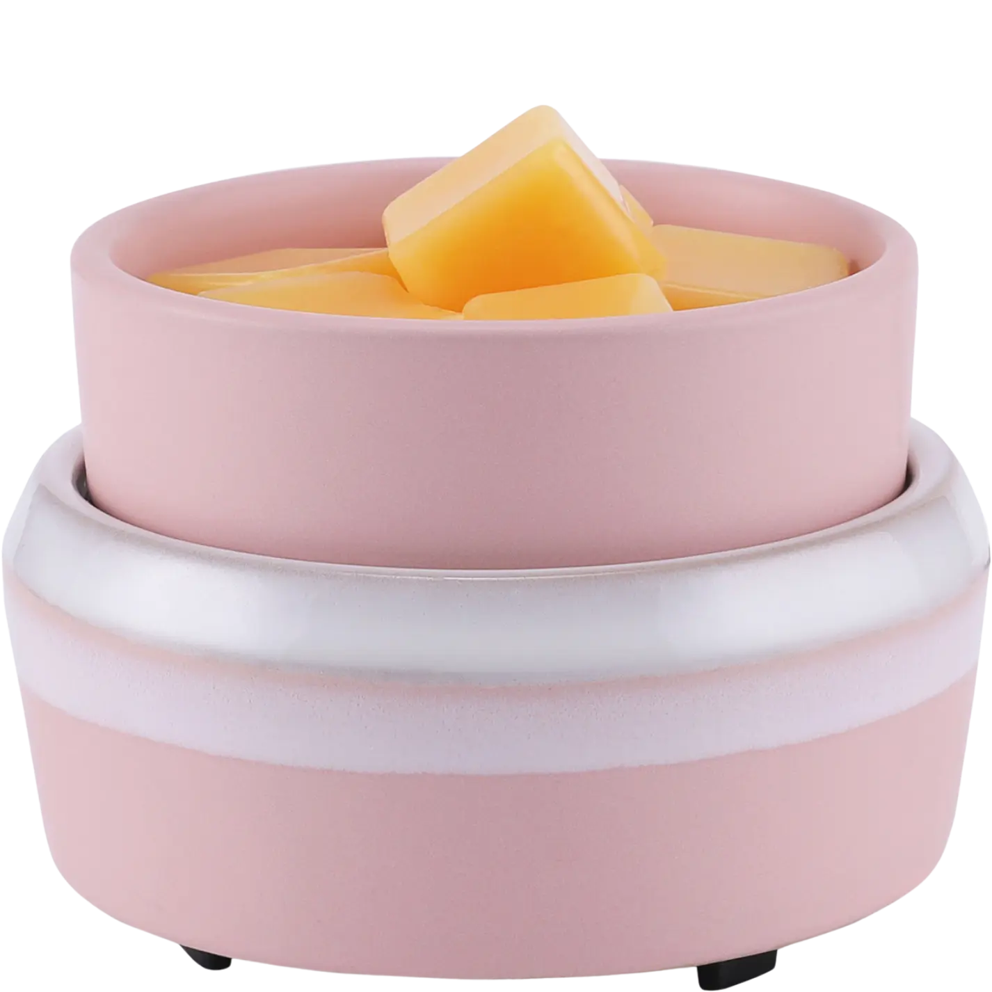Green-Life ceramic tart warmer GF24ET1114E39 with kiln change glaze, featuring unique reactive finish for differentiated fragrance collections and artistic product lines.