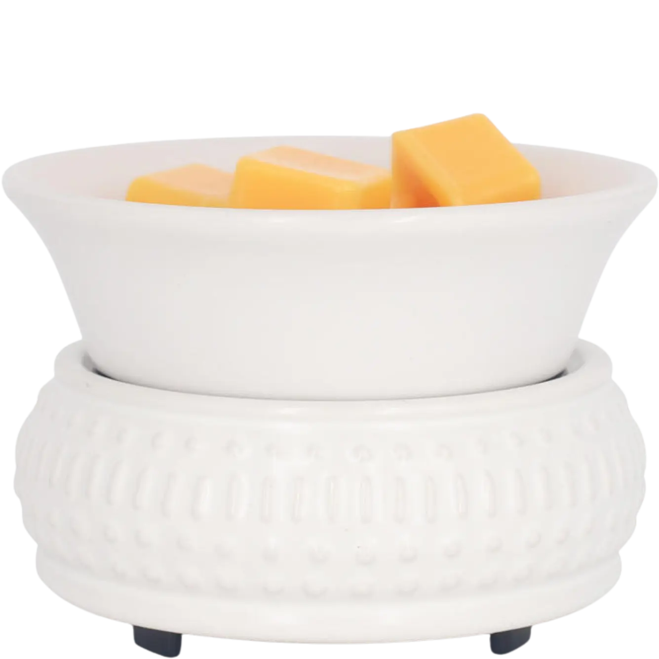 Green-Life ceramic tart warmer GF24ET1192E1 with kiln change glaze, featuring unique reactive finish for differentiated fragrance collections and artistic product lines.