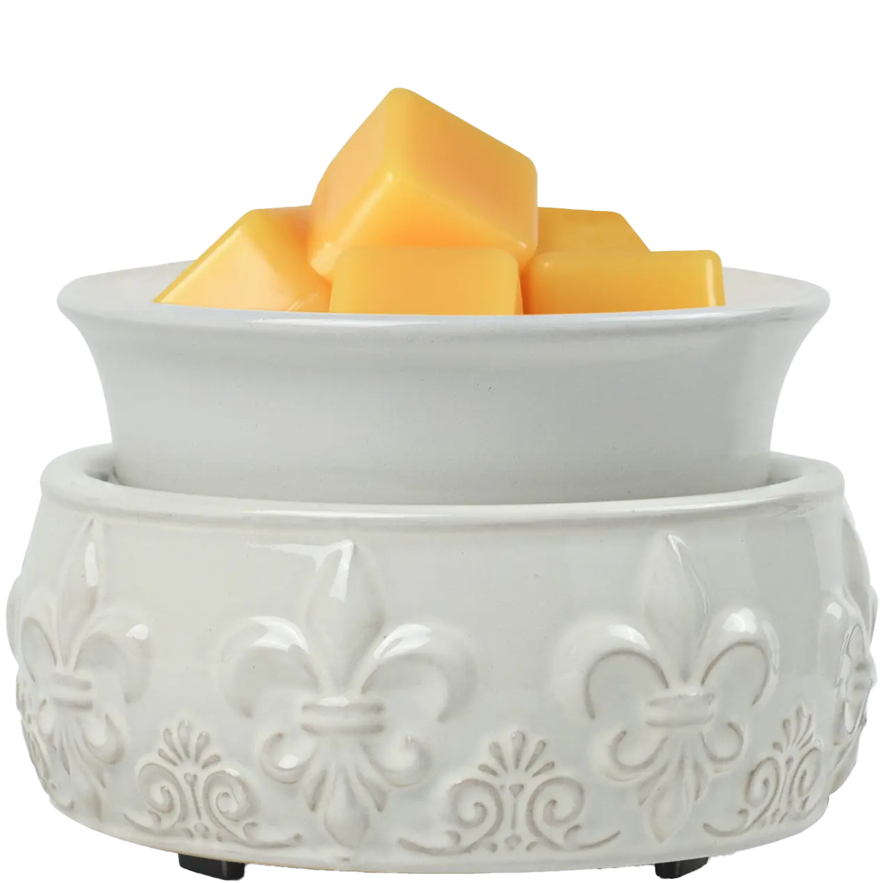 Green-Life ceramic tart warmer GF24ET1463E39 with kiln change glaze, featuring unique reactive finish for differentiated fragrance collections and artistic product lines.