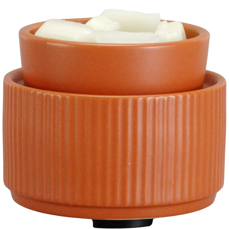 Green-Life ceramic tart warmer GF24ET400E14 with color glaze finish, developed for scalable OEM production and diverse fragrance collections for private label brands.