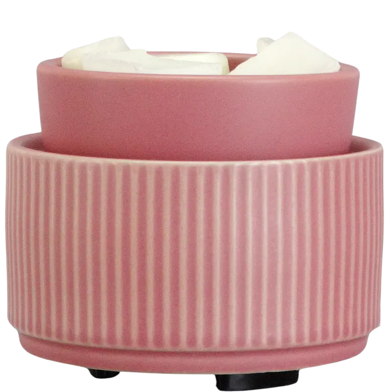 Green-Life ceramic tart warmer GF24ET402E14 with color glaze finish, developed for scalable OEM production and diverse fragrance collections for private label brands.