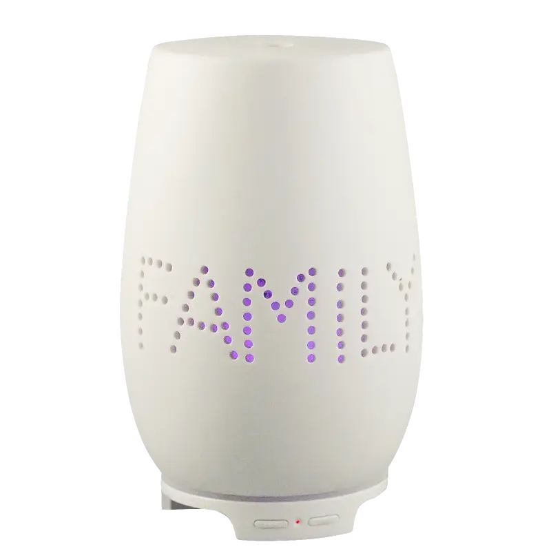 Green-Life ceramic ultrasonic diffuser GLE176107 in Valentine themed styling, developed for seasonal fragrance gifts, promotional product programs, and themed retail launches.