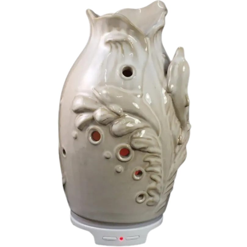 Green-Life ceramic ultrasonic diffuser GLE176143L with artistic glaze texture, suitable for premium home fragrance collections, boutique retail programs, and design led diffuser sourcing.