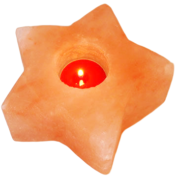Green-Life Himalayan salt tealight holder GF25CH710 combining natural material and ambient glow, ideal for wellness-oriented candle collections.