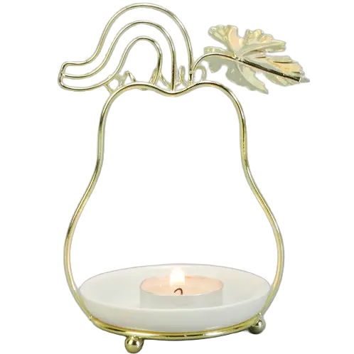 Green-Life metal tealight holder GF23B129-3C26 with seasonal themes, suitable for promotional campaigns and festive candle product development.