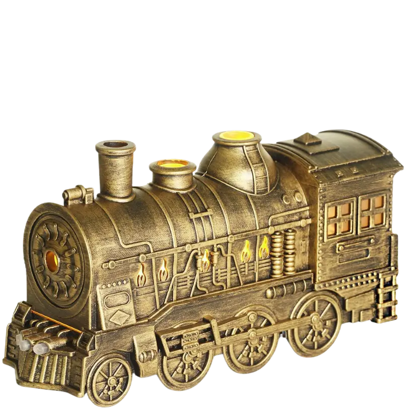 Green-Life plastic ultrasonic diffuser GF24EA057E22 with figurative design concept, featuring creative shapes such as vehicles or buildings for themed fragrance collections.