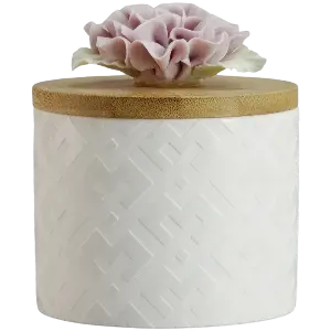 Green-Life cutout ceramic reed diffuser GLC1903176 bottle combining decorative patterns with fragrance diffusion, suitable for ambient décor and gift-oriented fragrance collections.