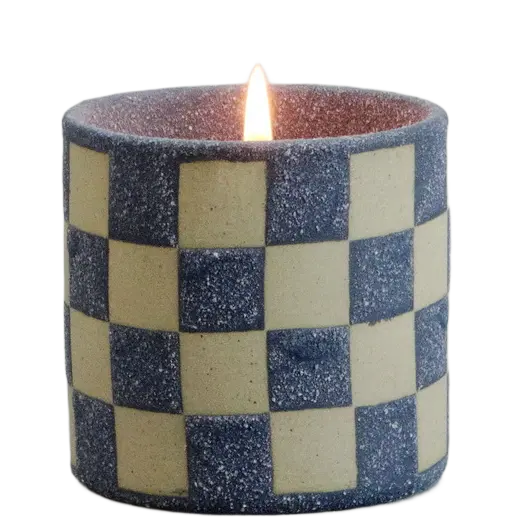 Green-Life ceramic candle jar GF2103026C32 with cutout pattern, combining light projection and fragrance performance for decorative candle collections.