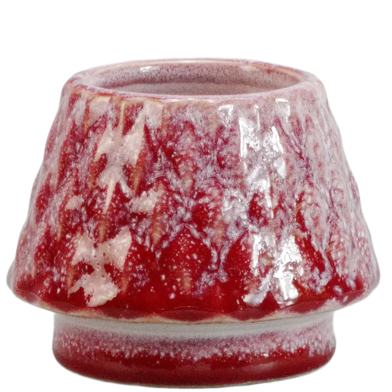 Green-Life ceramic candle jar GF23012C56 with holiday and seasonal themes, supporting festive fragrance collections and promotional OEM candle programs.
