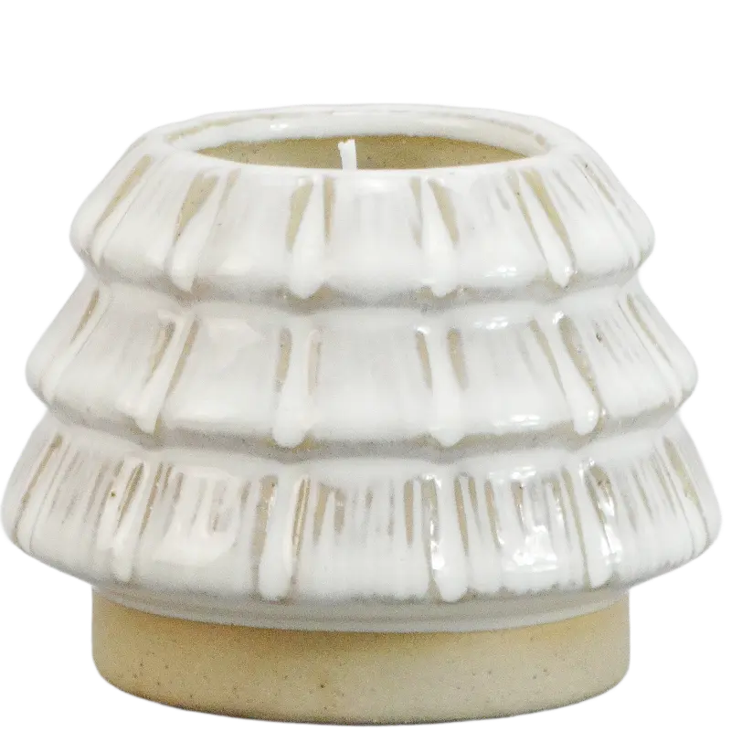 Green-Life ceramic candle jar GF23013C56 with holiday and seasonal themes, supporting festive fragrance collections and promotional OEM candle programs.